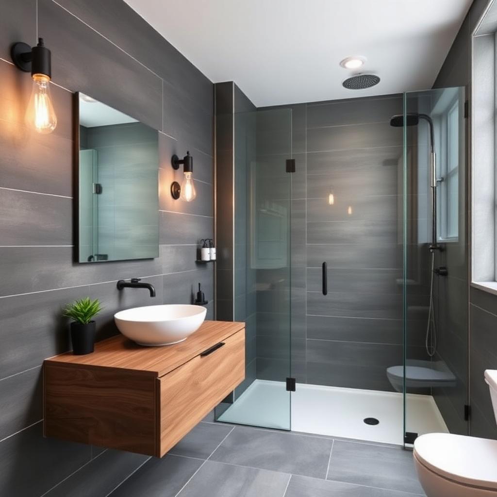 Condo bathroom, Williamsburg